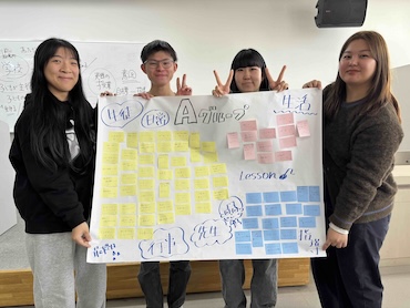 中学校教育実習後の英語科教育法Dの授業風景