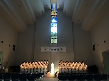 2026年5月13日（水）　看護学科にて戴灯式を挙行しました。