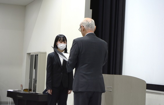 日本ソーシャルワーク教育学校連盟会長表彰(精神保健福祉士) 竹田 奏恵さん